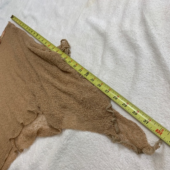 ✓ Princy’s Poncho EUC small medium beige - Picture 12 of 12